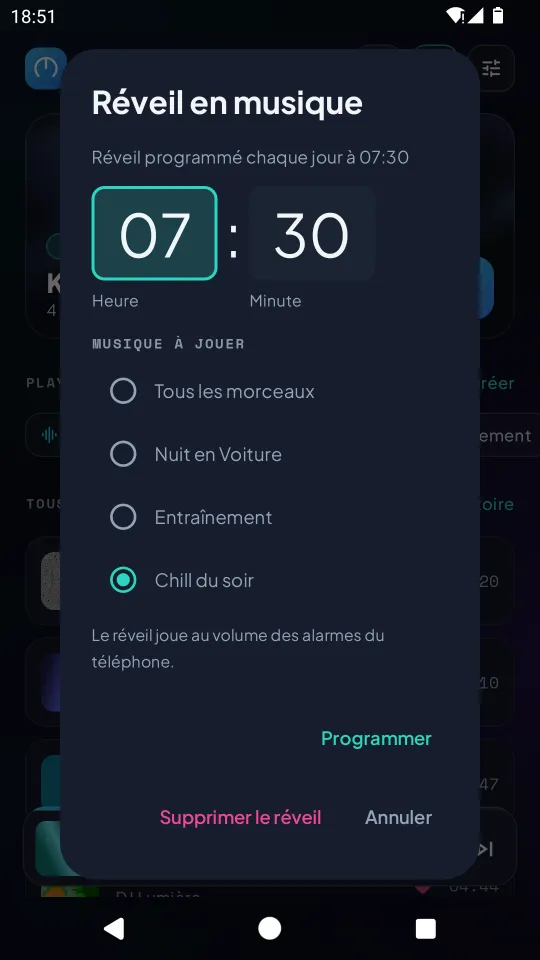 Réveil en musique