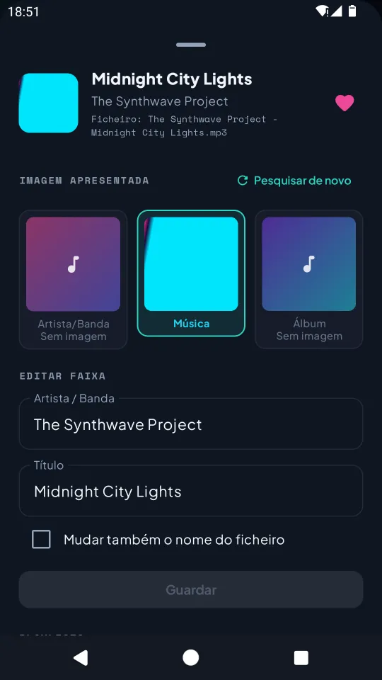 Ficha da música